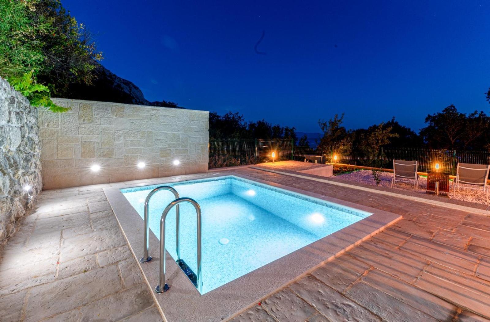 House Dida Mate - Cozy House In Nature With Heated Pool Тучепи Экстерьер фото