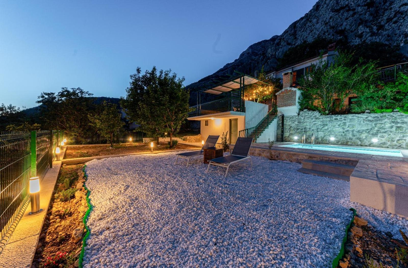 House Dida Mate - Cozy House In Nature With Heated Pool Тучепи Экстерьер фото